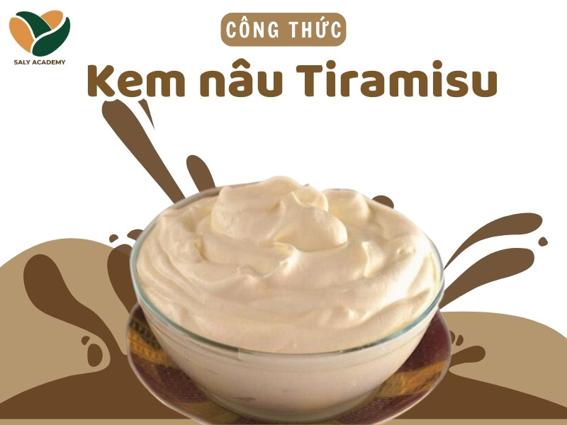 công thức Kem nâu Tiramisu