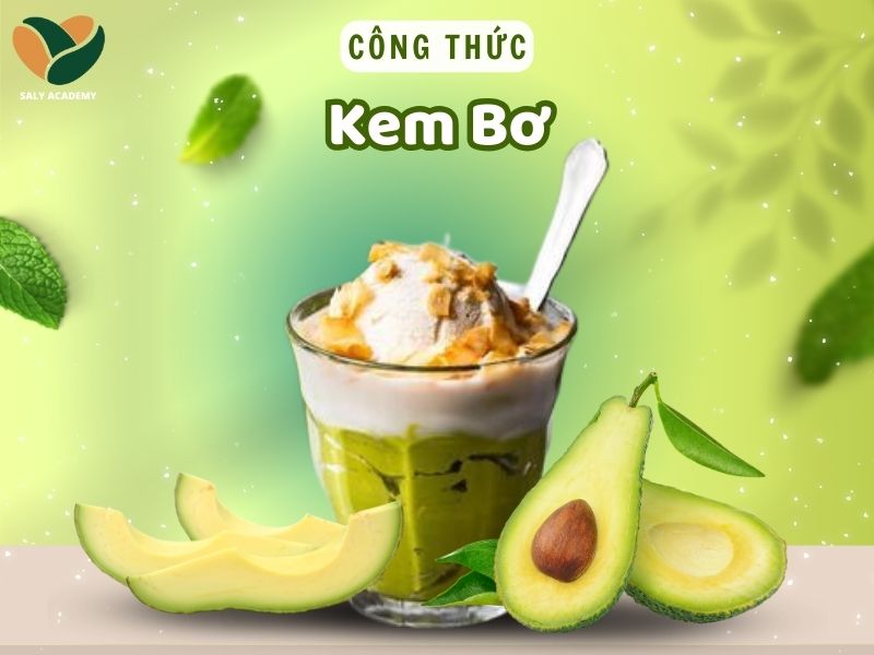 công thức kem bơ Đà Lạt