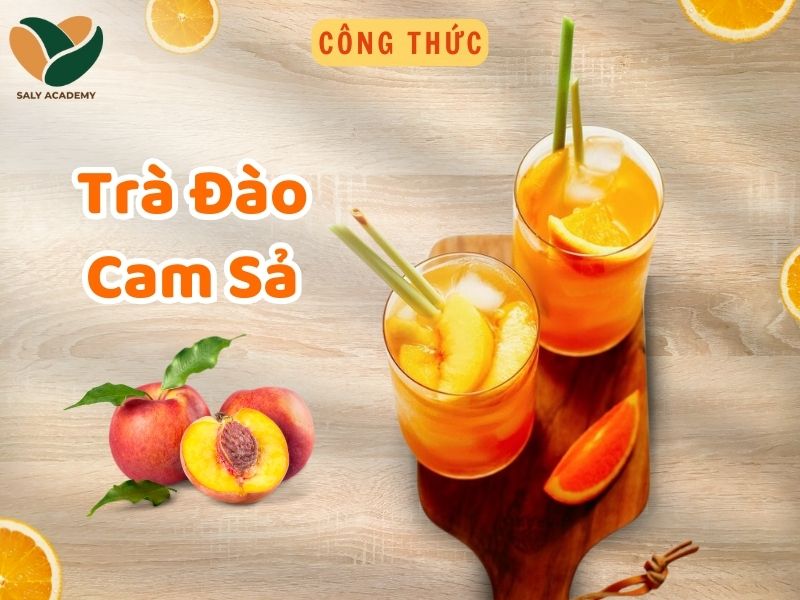 công thức trà đào cam sả