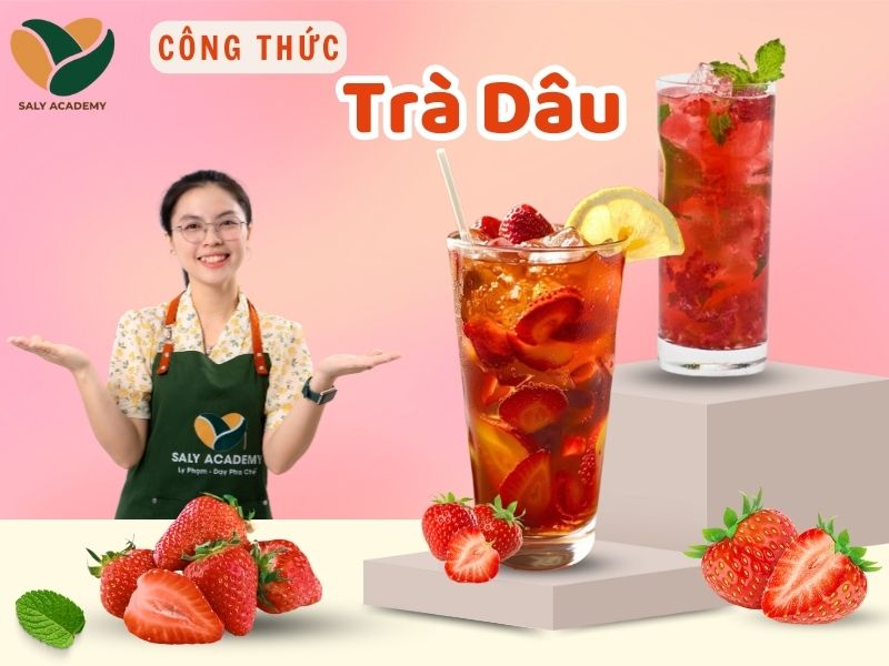 công thức trà dâu