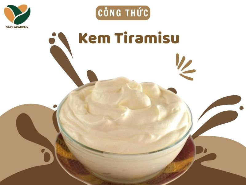 công thức kem tiramisu