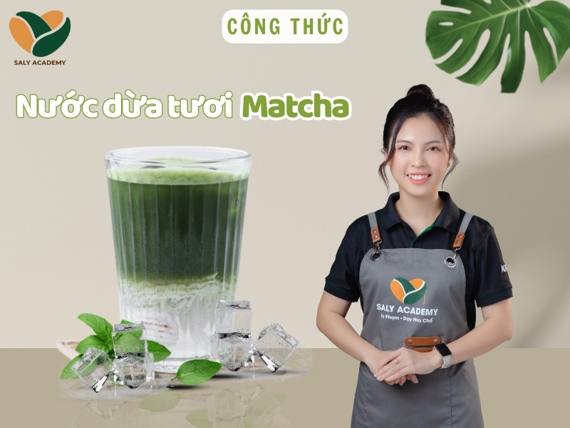 công thức pha chế matcha coco