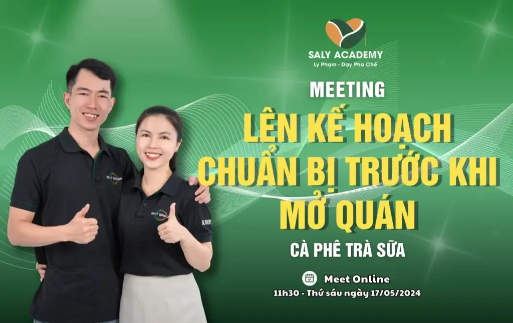 học pha chế Ly Phạm - buổi học Online định kỳ Lập kế hoạch chuẩn bị trước khi mở quán