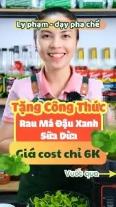 Hướng Dẫn Cách Pha Chế Rau Má Đậu Xanh Sữa Dừa Thơm Ngon Từ Ly Phạm
