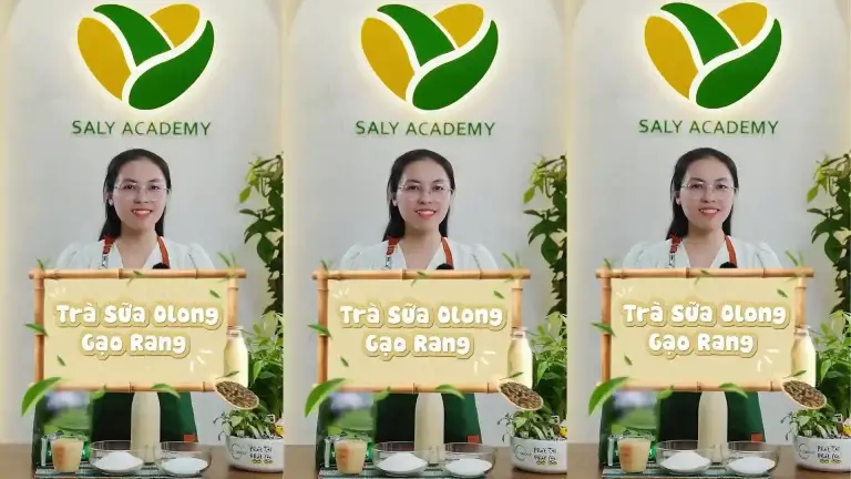 Trà Sữa Gạo Rang - Ly Phạm Dạy Pha Chế Saly Academy