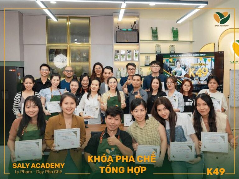 Tổng kết Lớp học pha chế tổng hợp K49 tại Ly Pham - Dạy Pha Chế | SaLy Academy