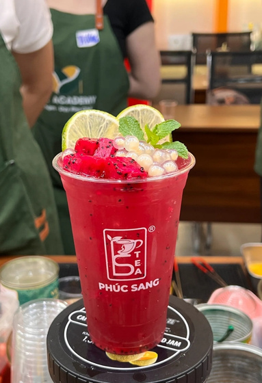 Thành phẩm từ những Học viên trong khóa học trà trái cây