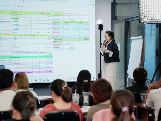 Hình ảnh thực tế tại lớp học ở Saly Academy