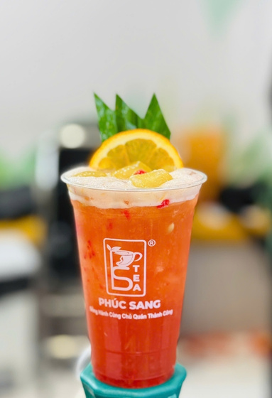Thành phẩm từ những Học viên trong khóa học trà trái cây
