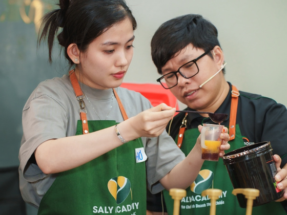Hình ảnh thực tế tại lớp học ở Saly Academy