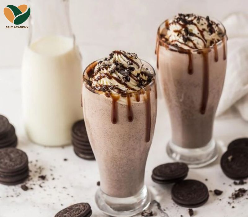 Cách làm Milkshake Oreo Cookie chuẩn vị