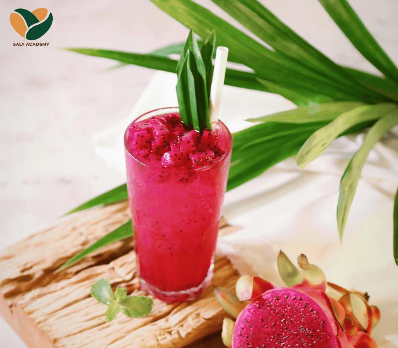 Bí quyết trang trí trà lựu đỏ thanh long đẹp mắt Bí quyết trang trí trà lựu đỏ thanh long đẹp mắt