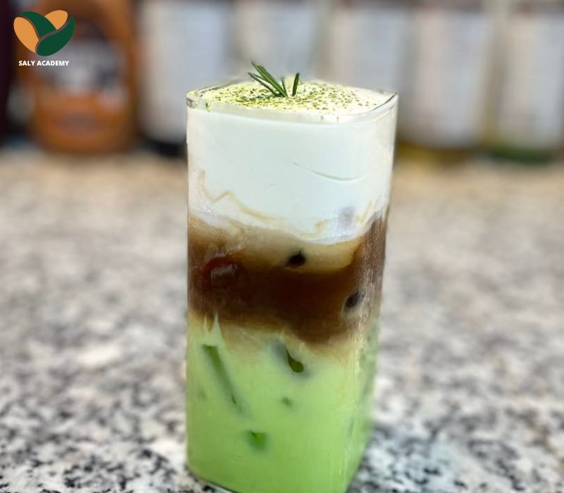 Cách pha cà phê muối matcha độc đáo