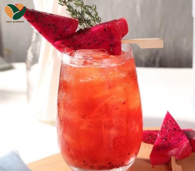 Cách pha trà lựu đỏ thanh long thanh mát Cách pha trà lựu đỏ thanh long thanh mát
