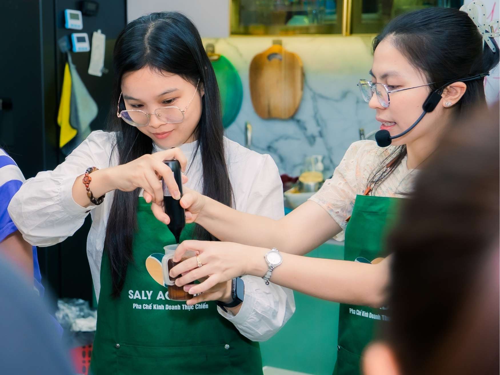 Hình ảnh thực tế tại lớp học ở Saly Academy