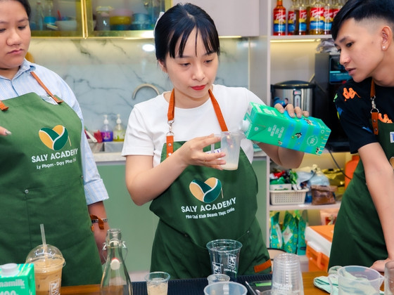Hình ảnh thực tế tại lớp học ở Saly Academy