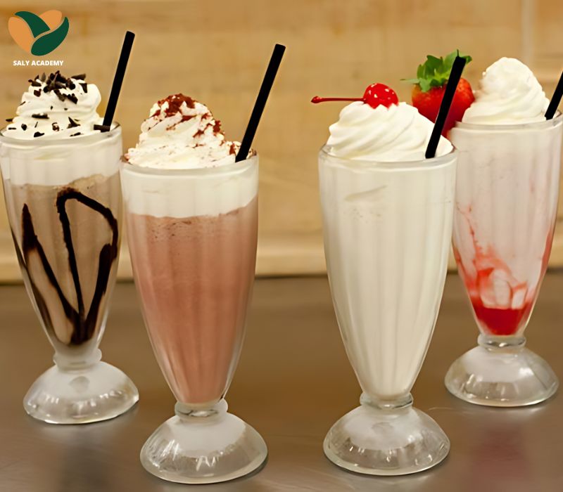 4 loại milkshake phổ biến