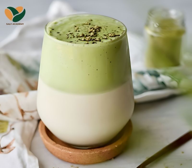 Cách làm Matcha coco latte