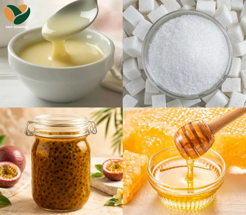 Nguyên liệu cần chuẩn bị để làm sữa chua chanh dây