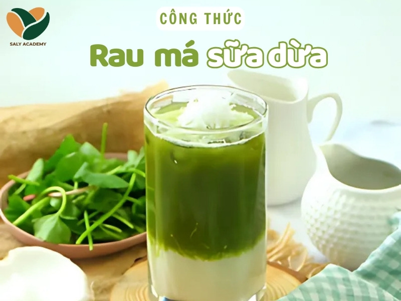 2 Cách làm rau má sữa dừa thơm ngon và béo ngậy