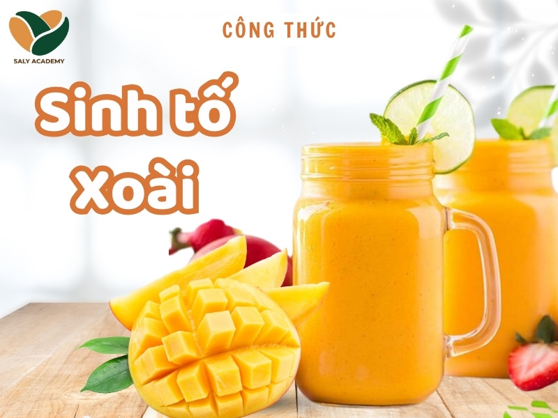 Cách làm sinh tố xoài đơn giản và thơm ngon