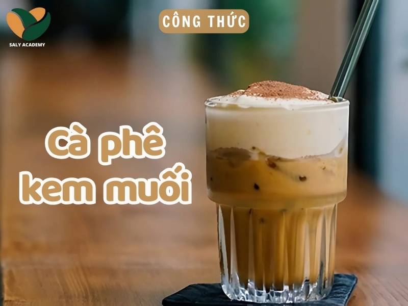 Cách làm cà phê kem muối với Rich lùn