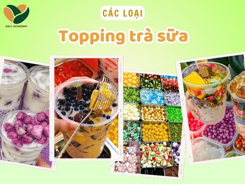 Các loại topping trà sữa hot trend