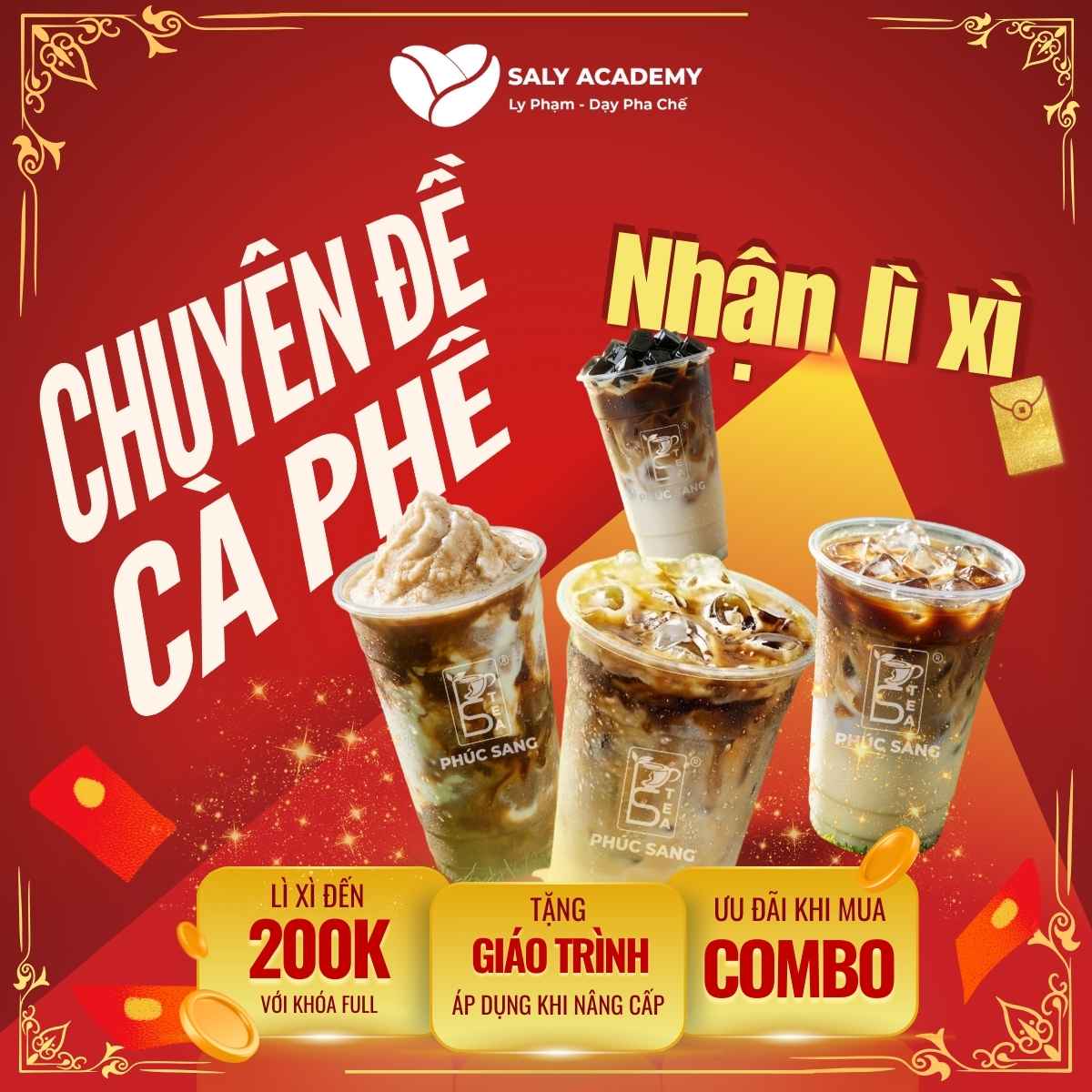 Ưu đãi khóa học Cà phê phin Online tại SaLy Academy