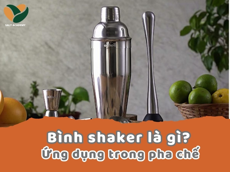 Bình Shaker là gì? Ứng dụng của bình shaker trong lĩnh vực pha chế