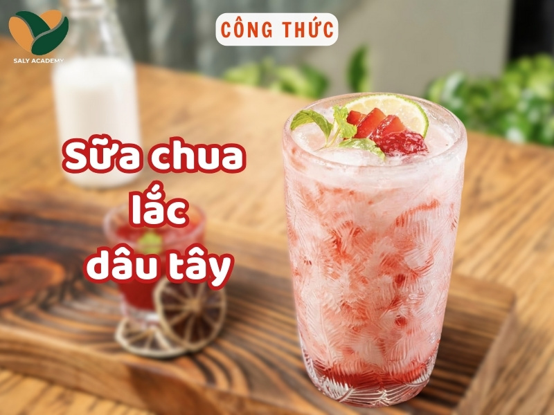 Cách làm sữa chua lắc dâu tây cực ngon và đơn giản