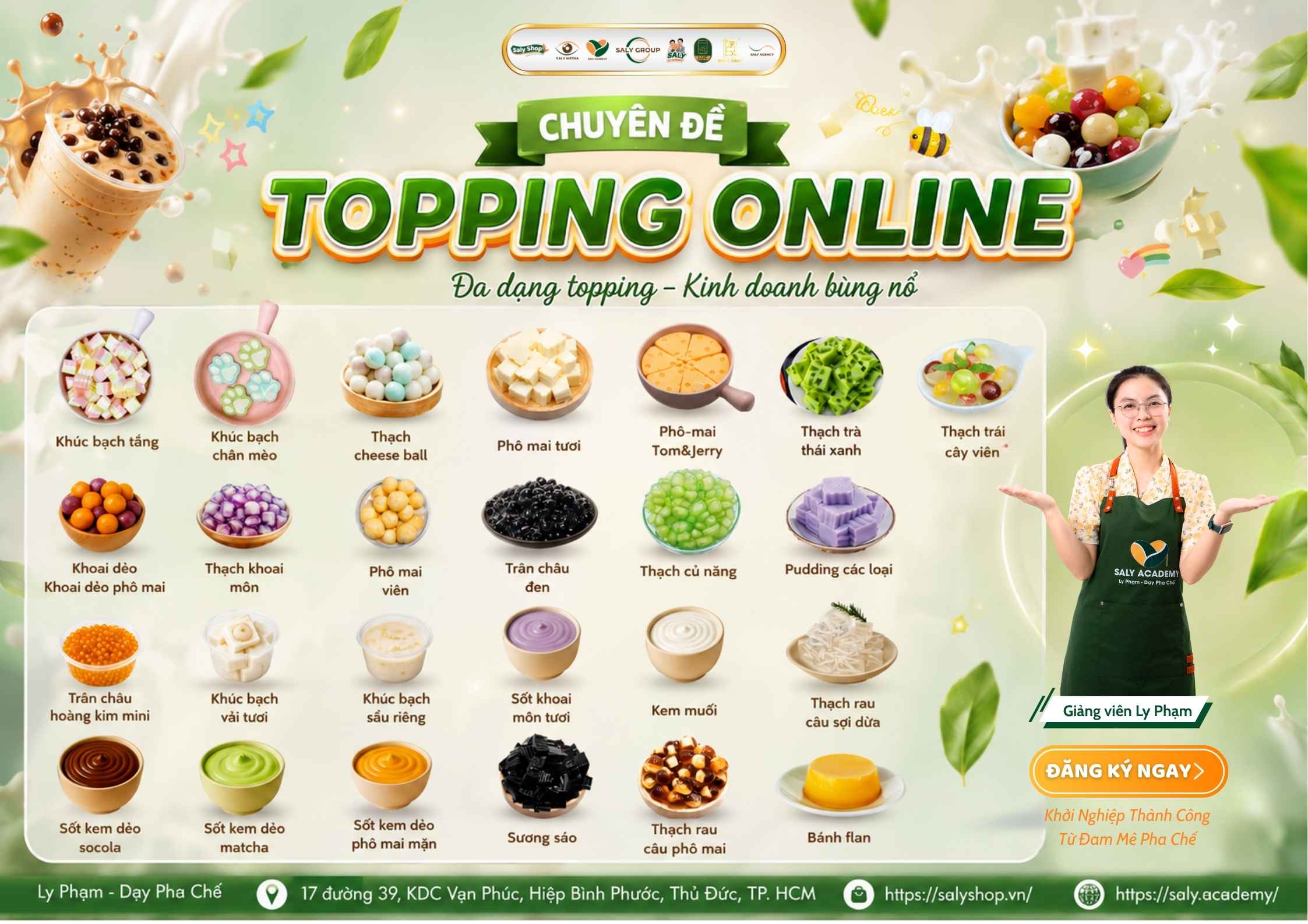 Khóa học Topping Online tại SaLy Academy