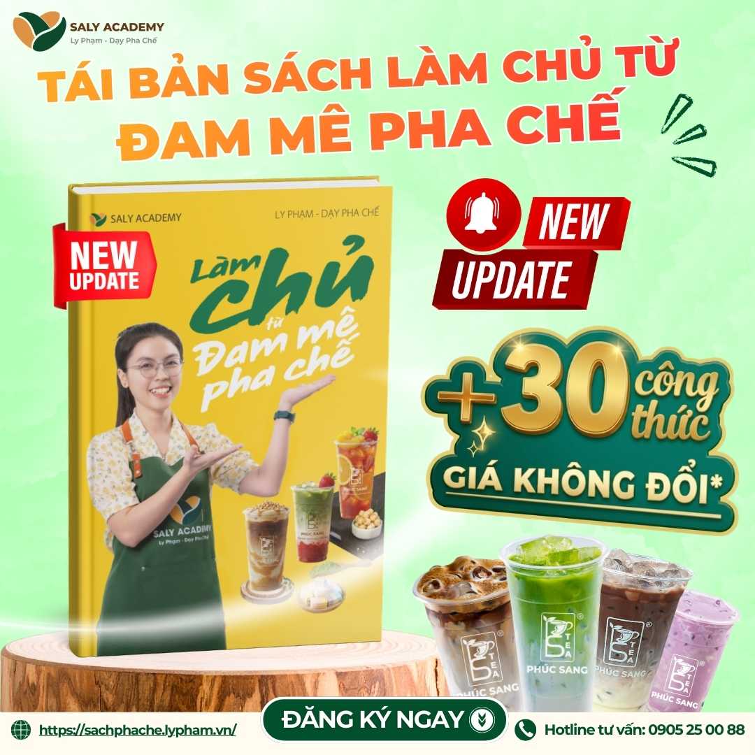 "Làm chủ từ đam mê pha chế" - Phiên bản tái bản nâng cấp 2026