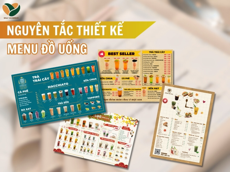 Nguyên tắc thiết kế Menu đồ uống chuẩn hút khách