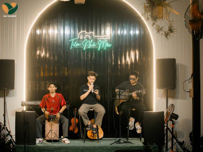 Mô hình quán cafe acoustic nhỏ