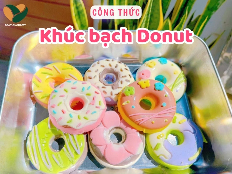 Công thức khúc bạch donut dễ làm, topping thơm ngon cho trà sữa