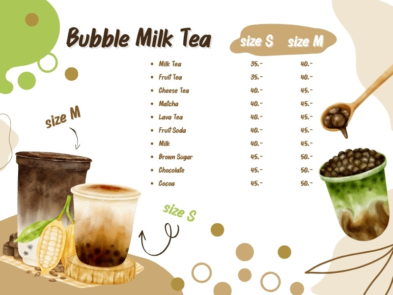 Menu tối giản (Minimalism)