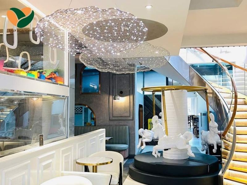 Quán cafe Kidscafe Saigon thân thiện cho cả gia đình với không gian vui chơi và dịch vụ trông trẻ tiện lợi