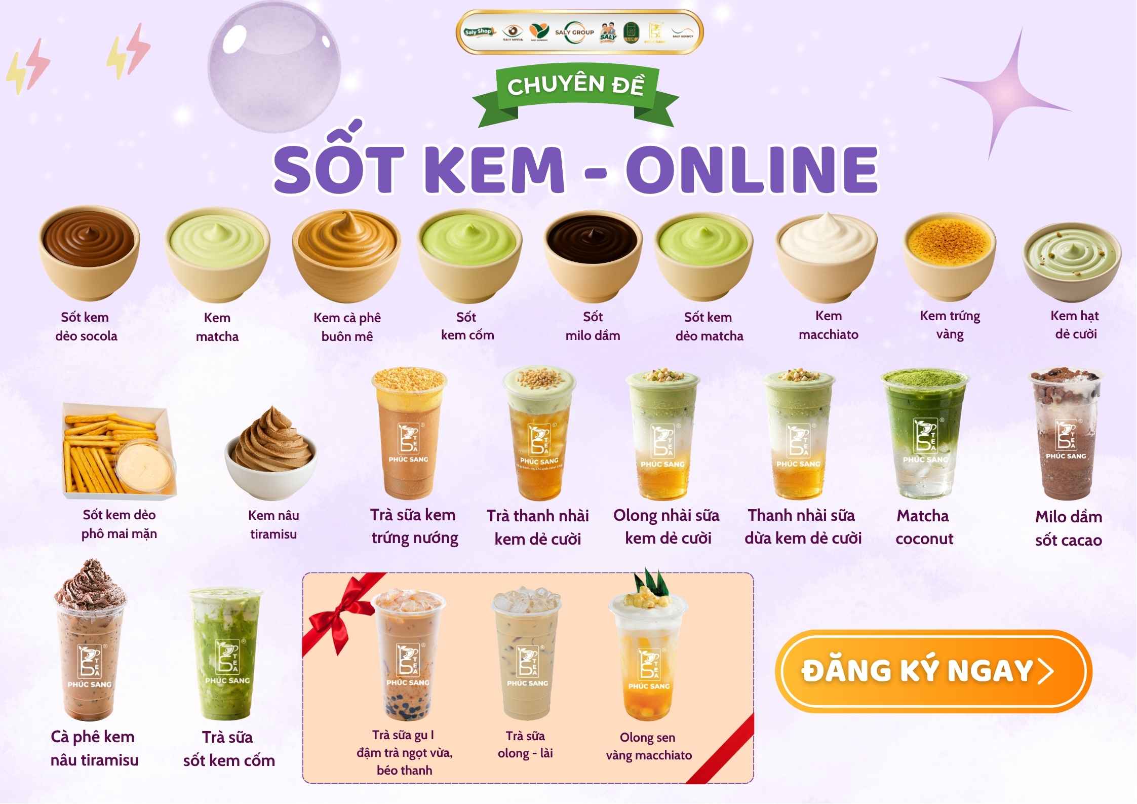 Khóa học Sốt kem Online tại Ly Phạm - Dạy Pha Chế