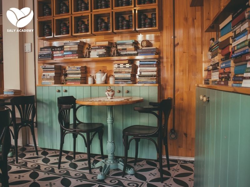 Mặt bằng chiếm đến 40% khả năng thành công của mô hình cafe sách