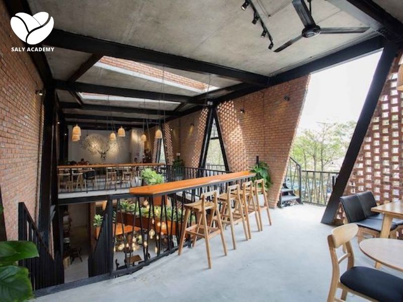 Bạn bố trí thêm một quầy bar nhỏ ở tầng trên để nâng cao tốc độ phục vụ