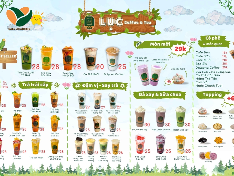 Bạn nên có 10-15 món chủ đạo để tạo dấu ấn thương hiệu riêng cho quán