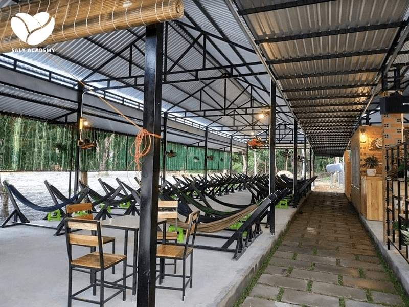 Mô hình cafe võng đơn giản, bình dân và chi phí hợp lý