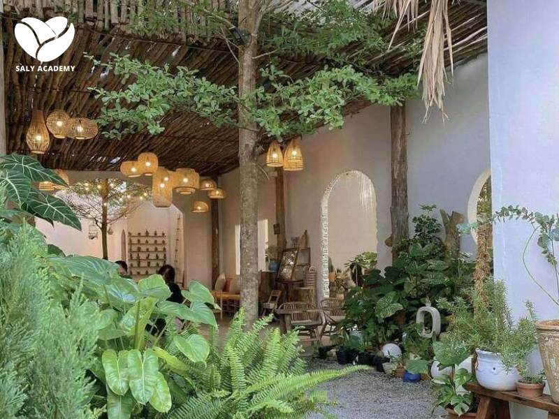 Mô hình cafe sân vườn đơn giản mà đẹp Mô hình cafe sân vườn đơn giản mà đẹp