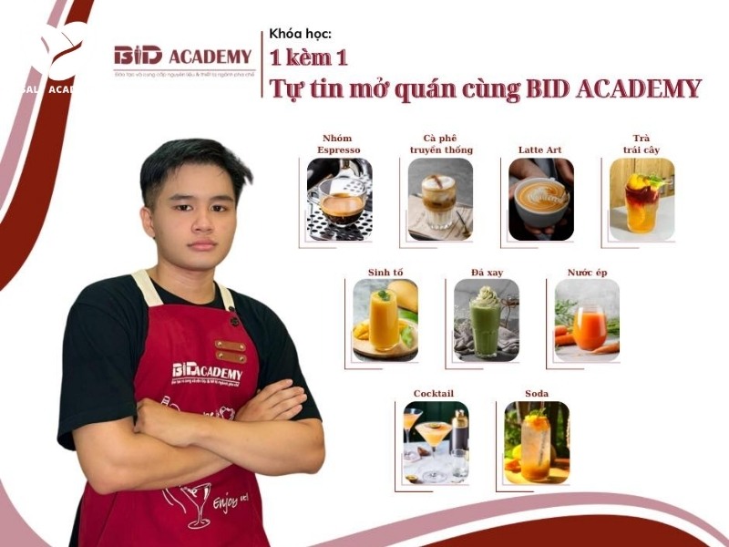 BID Academy - Đào tạo và cung cấp Nguyên liệu pha chế Cần Thơ BID Academy - Đào tạo và cung cấp Nguyên liệu pha chế Cần Thơ