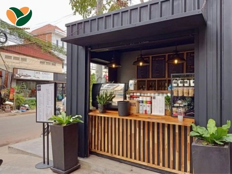 Mô hình cafe container kết hợp ăn vặt và bar nhẹ mang đến trải nghiệm đa dạng hơn cho khách hàng Mô hình cafe container kết hợp ăn vặt và bar nhẹ mang đến trải nghiệm đa dạng hơn cho khách hàng