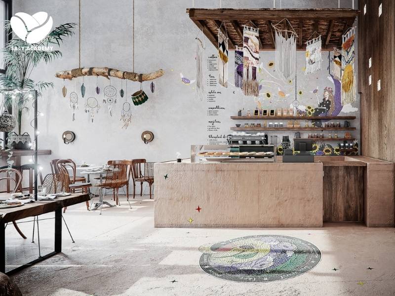 Mô hình cafe phong cách vintage, boho, lifestyle tạo cảm giác hoài niệm, cá tính riêng Mô hình cafe phong cách vintage, boho, lifestyle tạo cảm giác hoài niệm, cá tính riêng