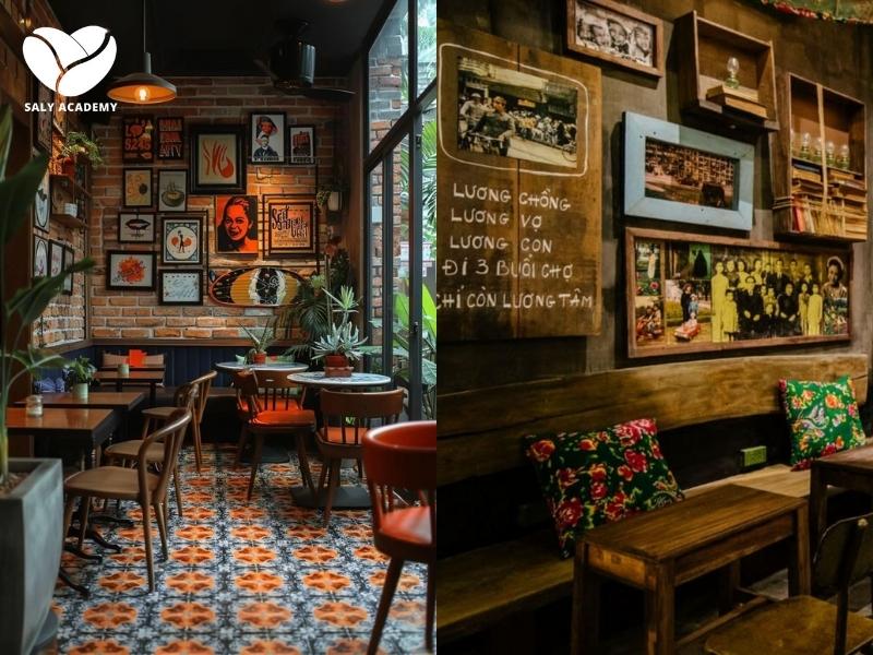 Mô hình quán cafe cổ điển với đồ trang trí mang đậm dấu ấn hoài cổ Mô hình quán cafe cổ điển với đồ trang trí mang đậm dấu ấn hoài cổ