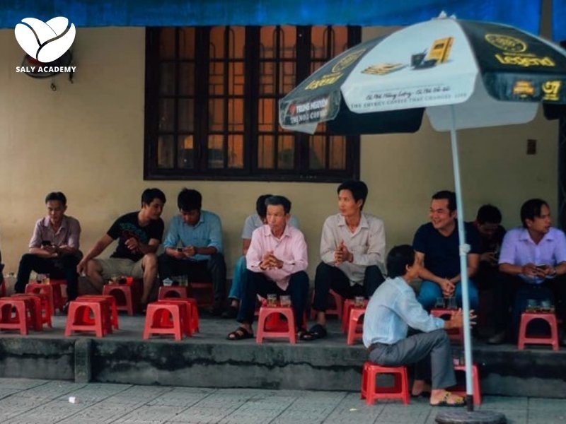 Không gian mở cửa quán cafe cóc mang đến sự gần gũi, thân thiện Không gian mở cửa quán cafe cóc mang đến sự gần gũi, thân thiện