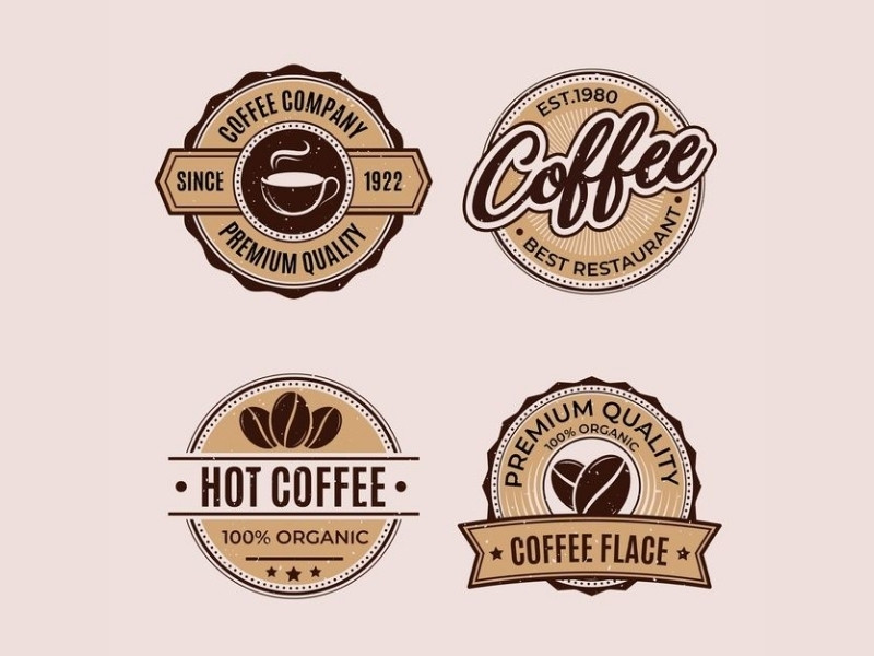 Logo cafe retro hoài cổ đầy cảm xúc, đậm chất nghệ Logo cafe retro hoài cổ đầy cảm xúc, đậm chất nghệ