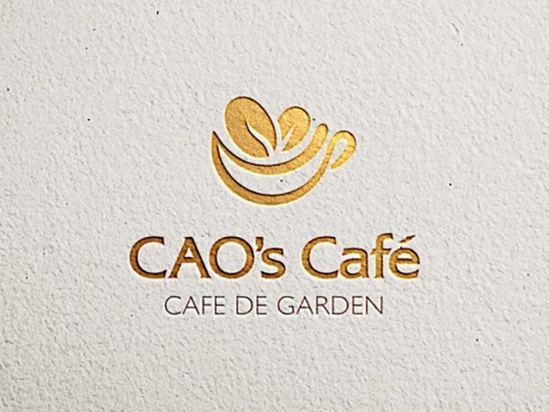 Logo quán cafe theo phong cách sân vườn Logo quán cafe theo phong cách sân vườn